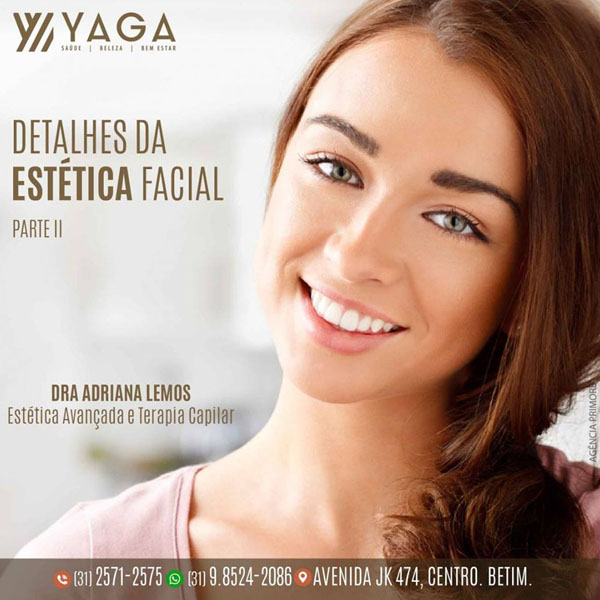 Detalhes da estética facial