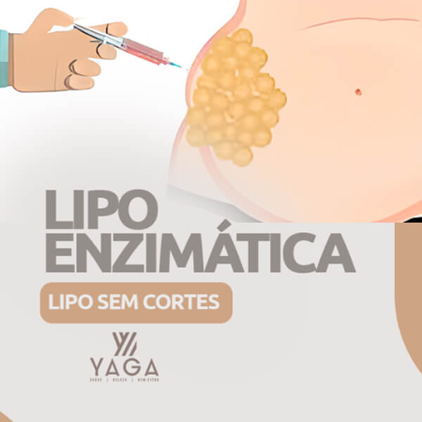 Lipo enzimática - Lipo sem cortes