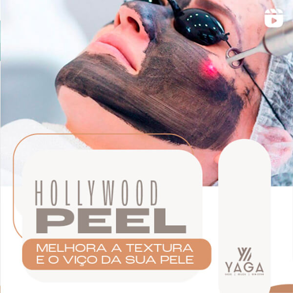 Hollywood peel melhora a textura e o viço da sua pele