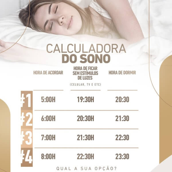 Calculadora do sono