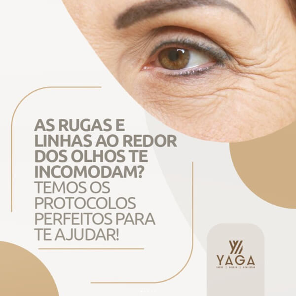 As rugas e linhas ao redor dos olhos te incomodam?