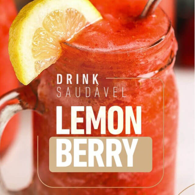 Drink saudável: lemon berry