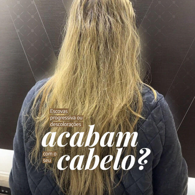 Escovas progressiva ou descolorações acabam com seu cabelo?