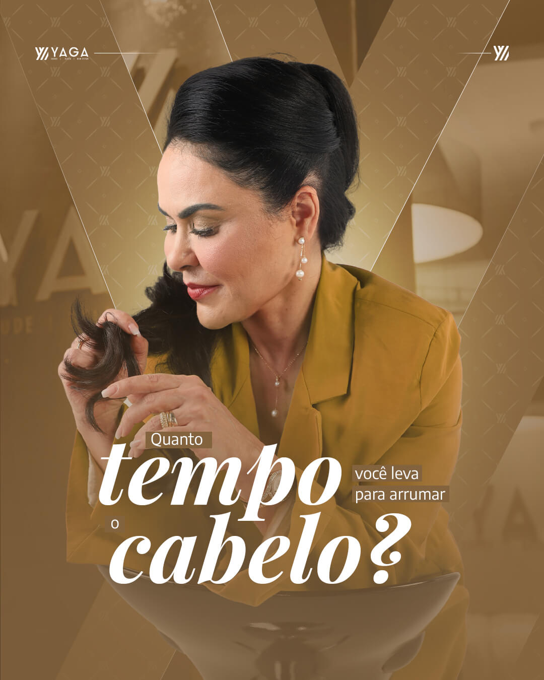 Quanto tempo você leva para arrumar o cabelo?