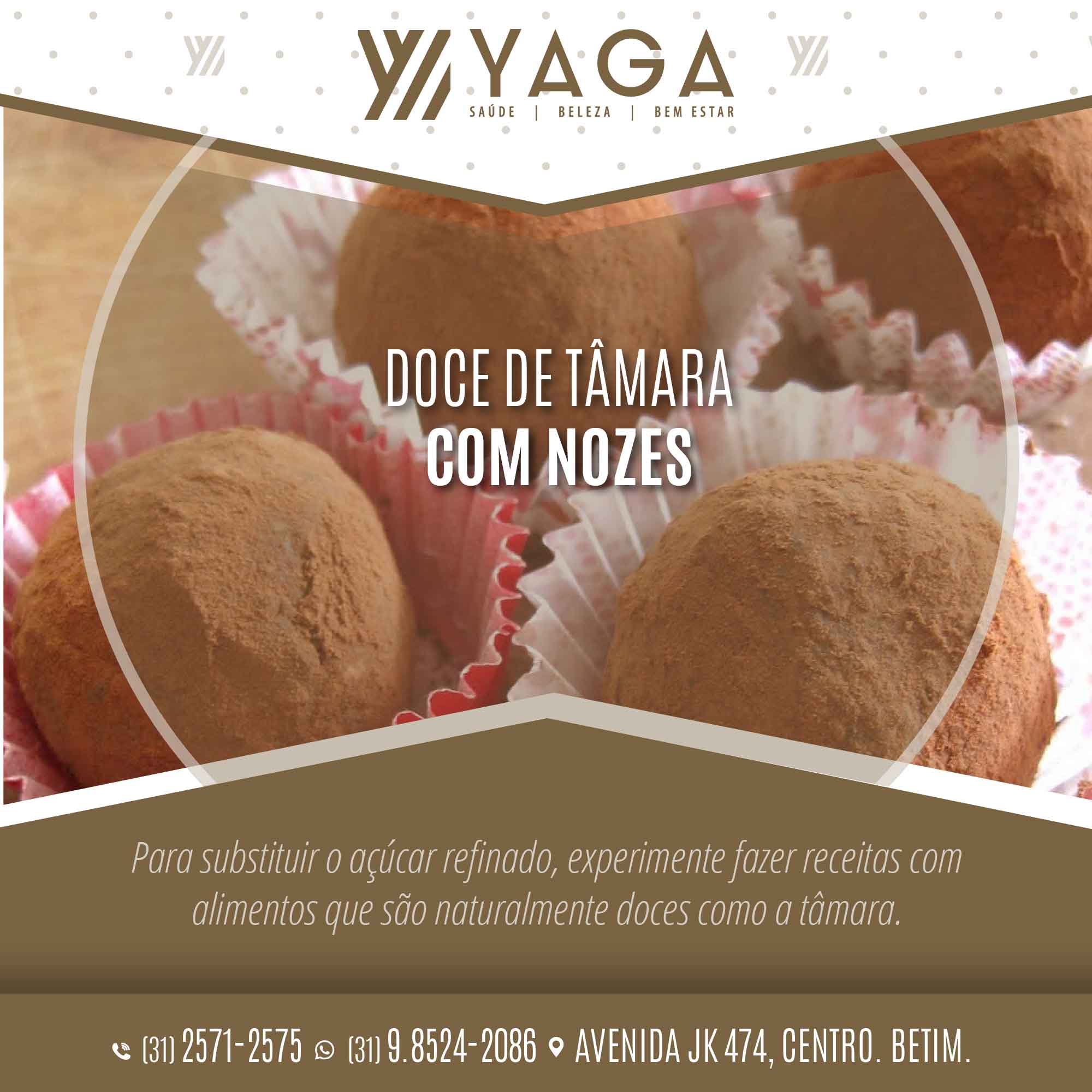 Doce de Tâmara com nozes