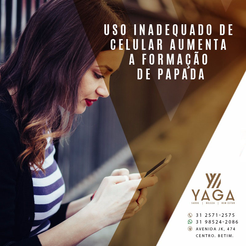 Uso inadequado de celular aumenta a forma&ccedil;&atilde;o de papada