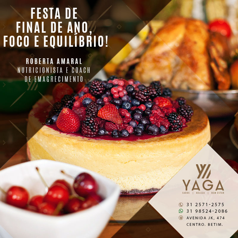 Festa de final de ano, foco e equil&iacute;brio!