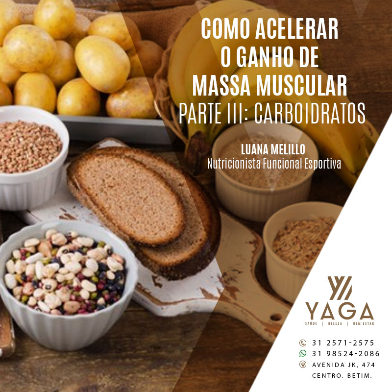Como acelerar o ganho de Massa Muscular - Parte 3 - Carboidratos