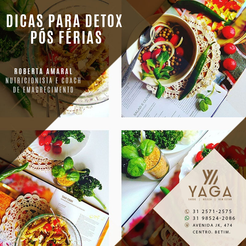 Dicas para detox p&oacute;s f&eacute;rias