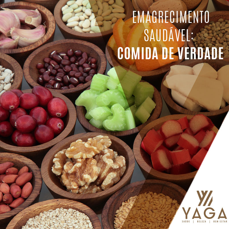 Emagrecimento saudável: comida de verdade