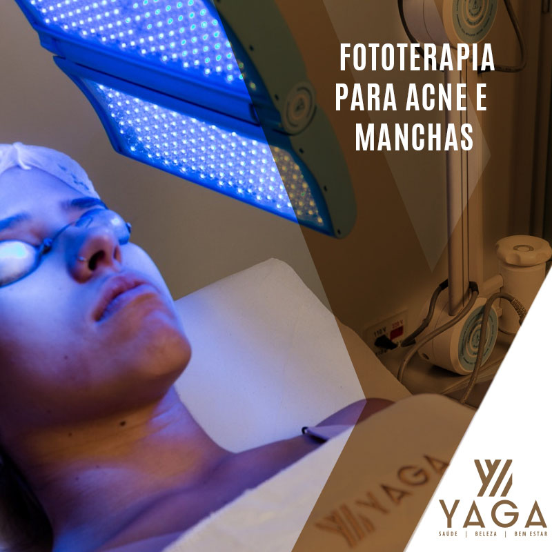 Fototerapia para acne e manchas 