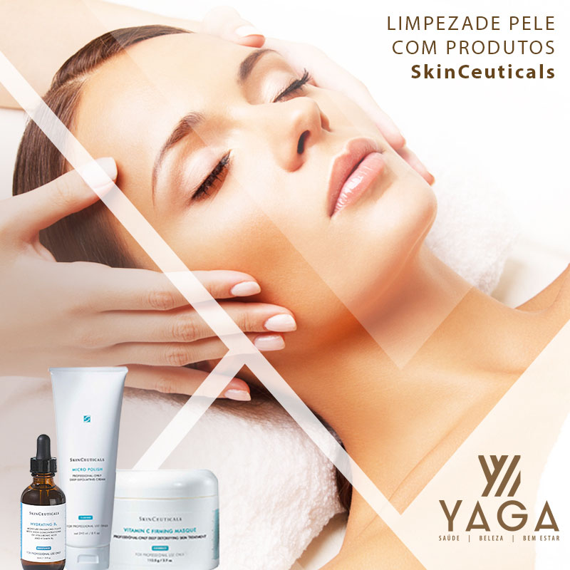 Limpeza de pele com produtos SkinCeuticals