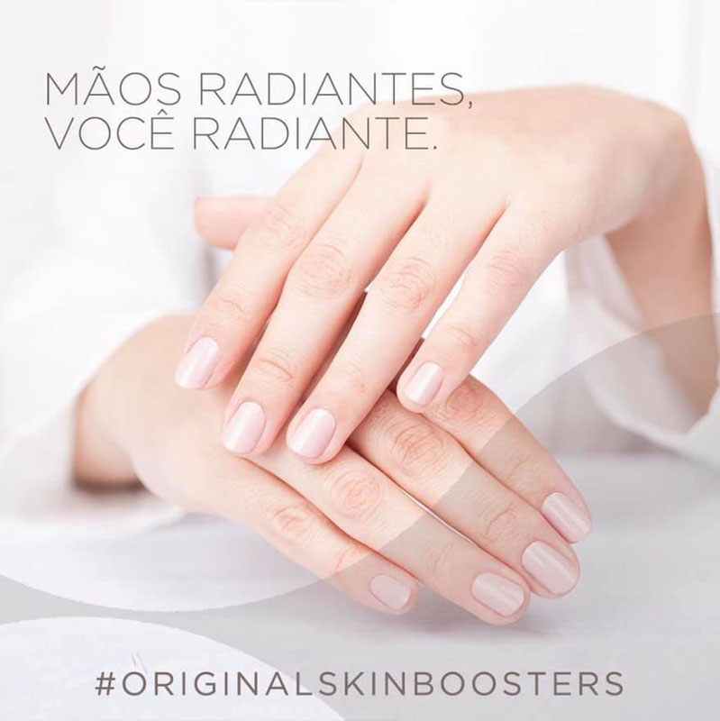 M&atilde;os radiantes, voc&ecirc; radiante