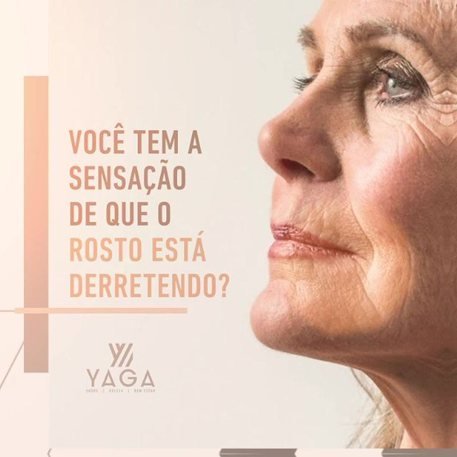 Você tem a sensação de que o rosto está derretendo?