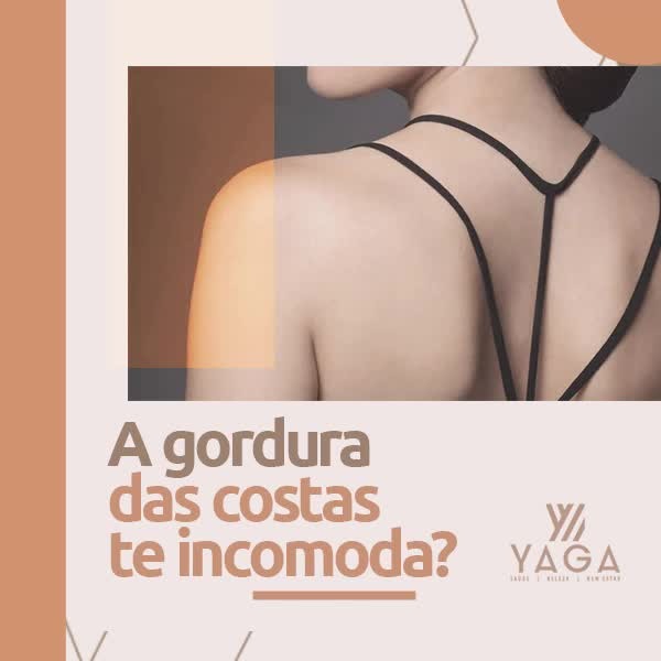 A gordura das costas te incomoda?