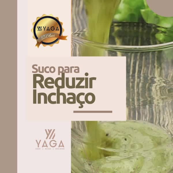 Suco para reduzir incha&ccedil;o
