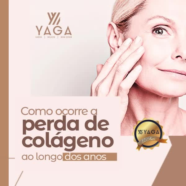 Como ocorre a perda de col&aacute;geno ao longo dos anos