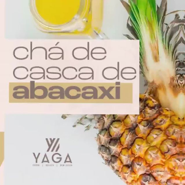 Ch&aacute; da casca de abacaxi